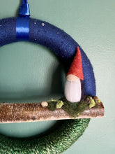 Load image into Gallery viewer, Starry Night Gnome Wreath
