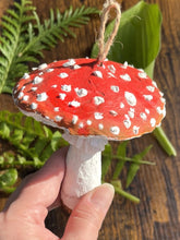 Load image into Gallery viewer, Amanita Muscaria Toadstool Ornament