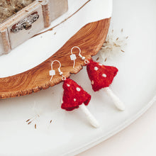 Load image into Gallery viewer, Forest Toadstool Earrings
