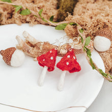 Load image into Gallery viewer, Forest Toadstool Earrings