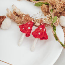 Load image into Gallery viewer, Forest Toadstool Earrings