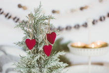 Load image into Gallery viewer, Felted Heart Ornanents