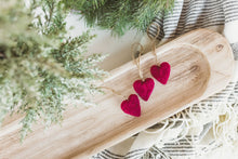 Load image into Gallery viewer, Felted Heart Ornanents