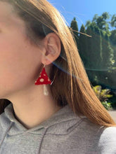 Load image into Gallery viewer, Forest Toadstool Earrings