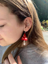Load image into Gallery viewer, Forest Toadstool Earrings