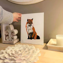 Load image into Gallery viewer, Forest Fox Wall Art, handpainted