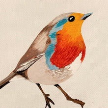Load image into Gallery viewer, Songbird Wall Art, handpainted