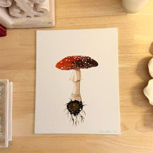Load image into Gallery viewer, Toadstool Wall Art, handpainted