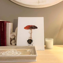 Load image into Gallery viewer, Toadstool Wall Art, handpainted