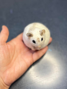 Auka the felted hamster (commissioned piece for Penny Dunn)