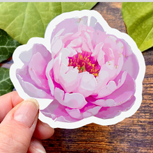Load image into Gallery viewer, Waterproof Pink Peony Sticker