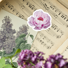 Load image into Gallery viewer, Waterproof Pink Peony Sticker
