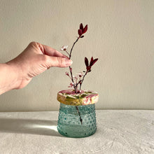 Load image into Gallery viewer, Floral &quot;Frog&quot;, lid for arranging flowers, made of paper clay
