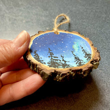 Load image into Gallery viewer, Handpainted Northern Lights Ornament