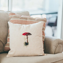 Load image into Gallery viewer, Hand Painted Toadstool Pillow