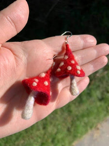 Forest Toadstool Earrings