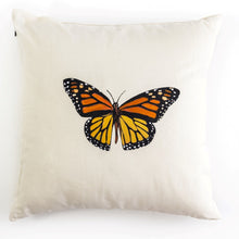 Load image into Gallery viewer, Hand Painted Monarch Butterfly Pillow