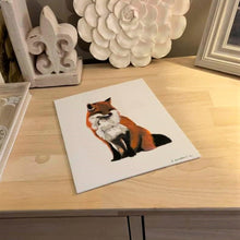 Load image into Gallery viewer, Forest Fox Wall Art, handpainted